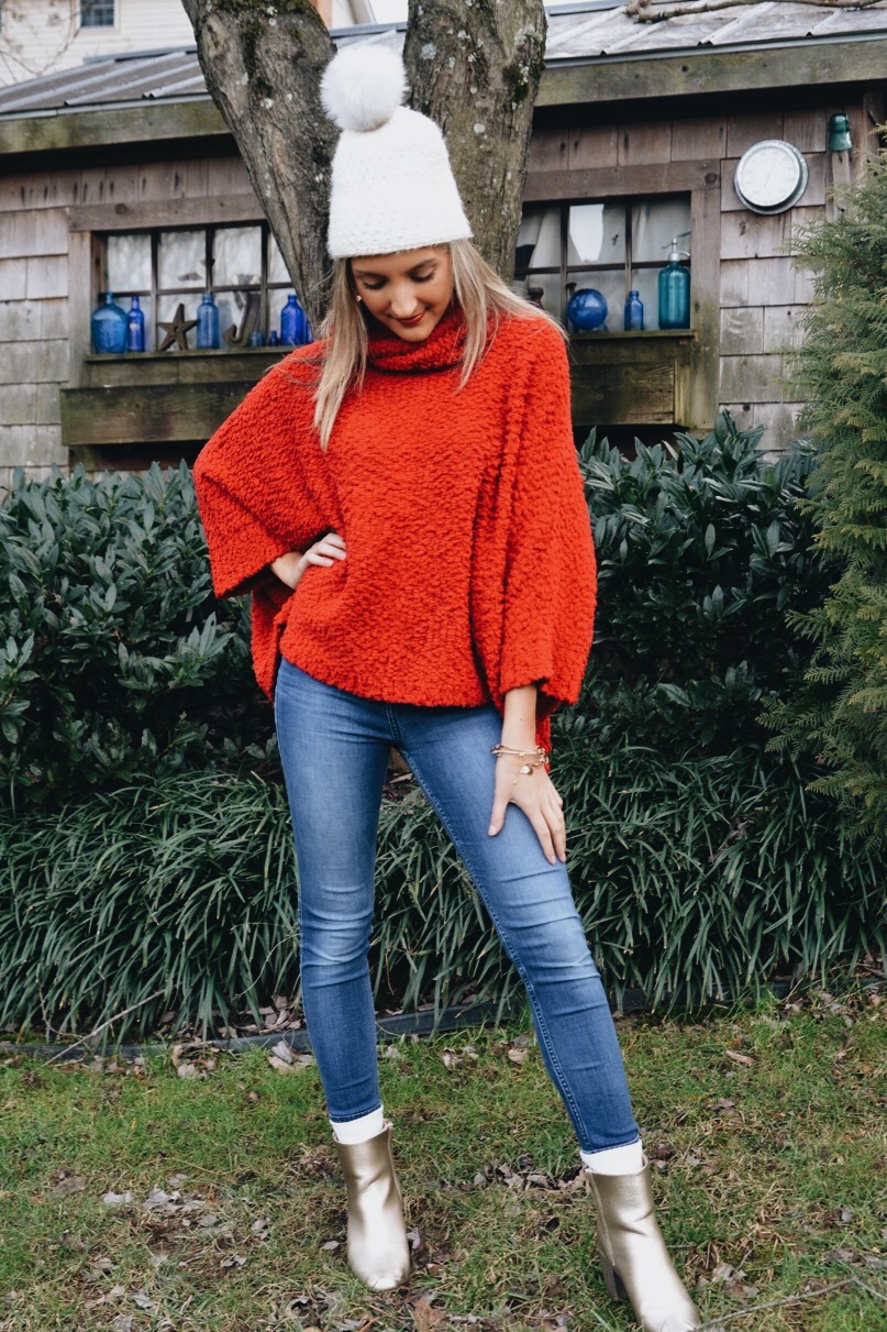Styling a Red Sweater For The Holidays