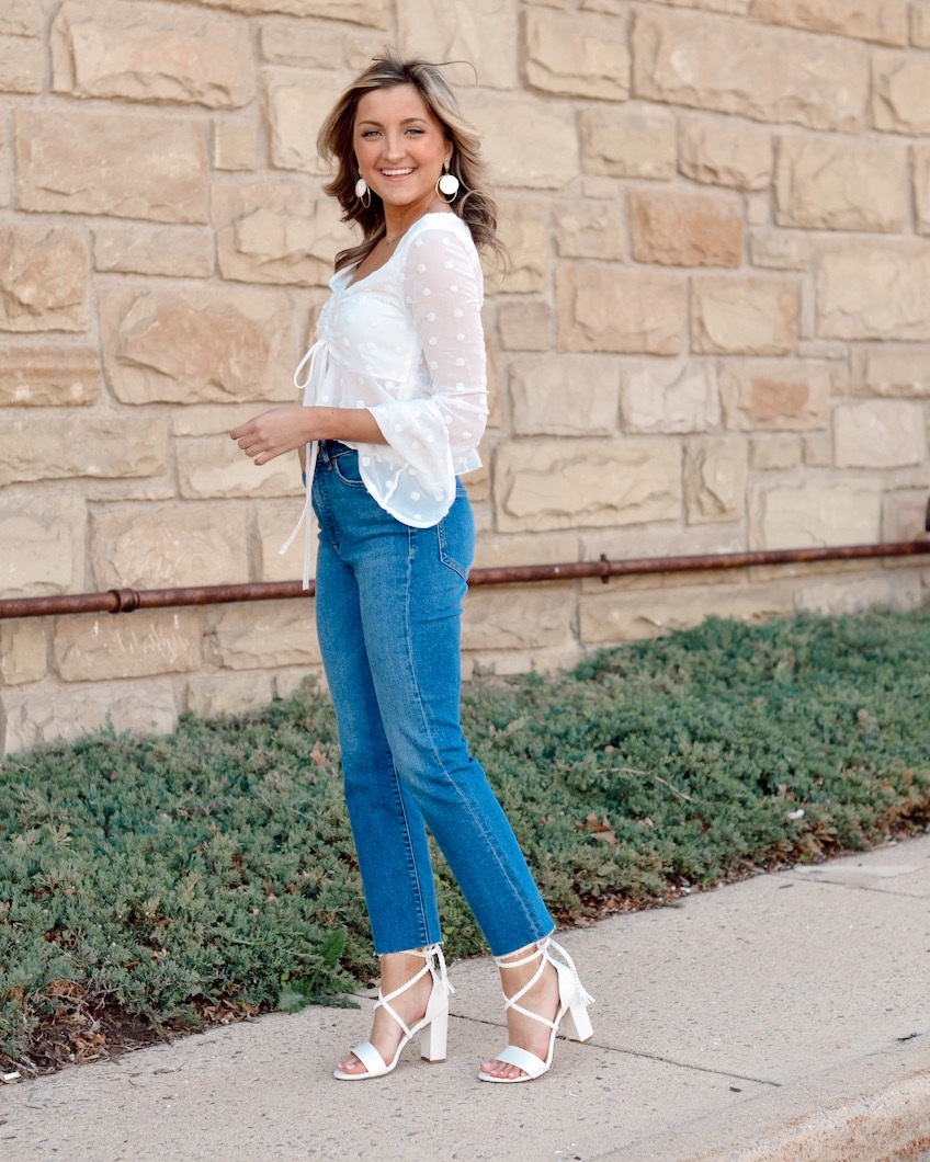 How To Wear Lace Up Heels This Spring
