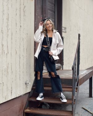 3 Ways To Wear Black Straight Leg Jeans