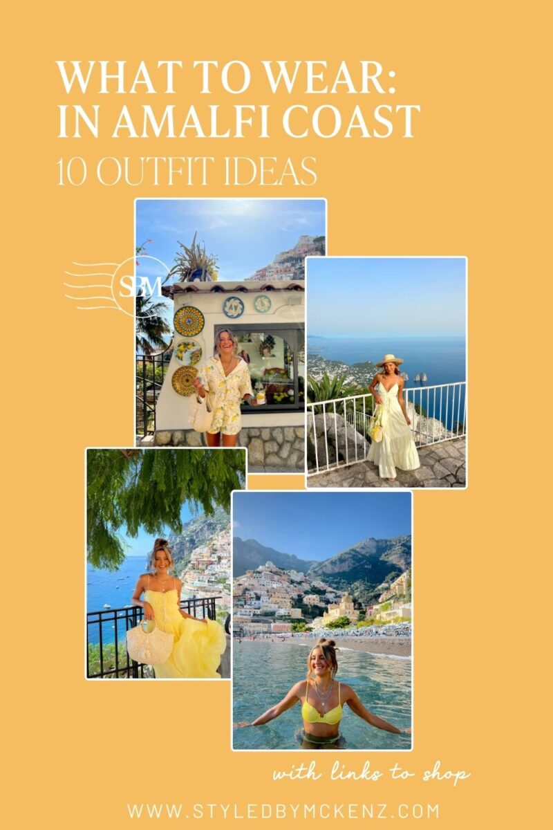 Positano outfit ideas, What to wear in amalfi coast, what to wear in Positano, amalfi coast vacation outfits, amalfi coast outfit ideas, Italy outfits, Italy outfit ideas, fall Italy outfit ideas, fall amalfi coast outfits, fall Positano outfits, European summer outfit ideas, Italian summer outfit ideas, Packing for Italy, Italy summer style, Outfit ideas for Italy trip, Amalfi coast summer fashion, Italian vacation style, What to pack for amalfi coast, Warm-weather vacation style, European summer outfit ideas, 